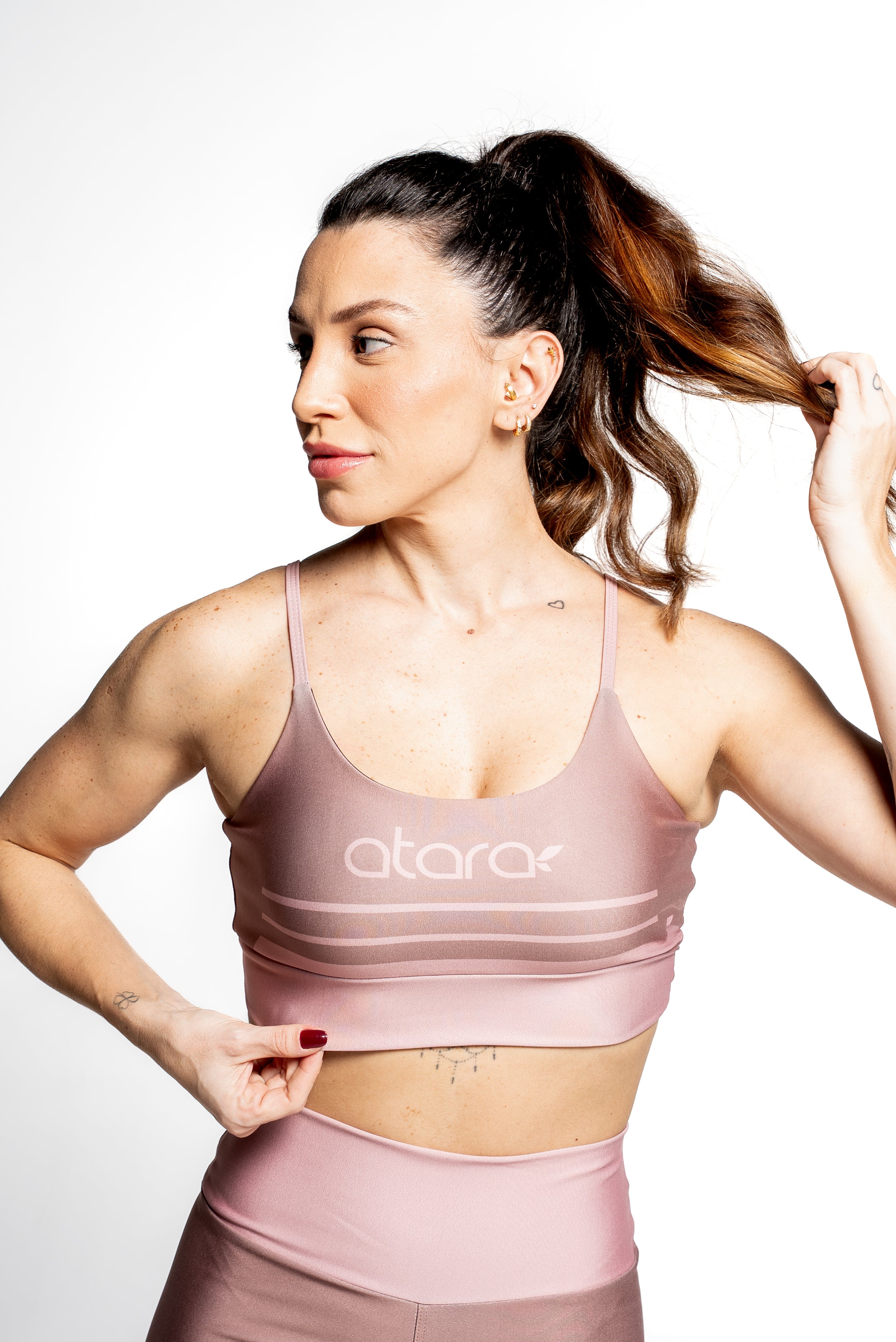 Top Alcinha Pink Coffee - atarafitness