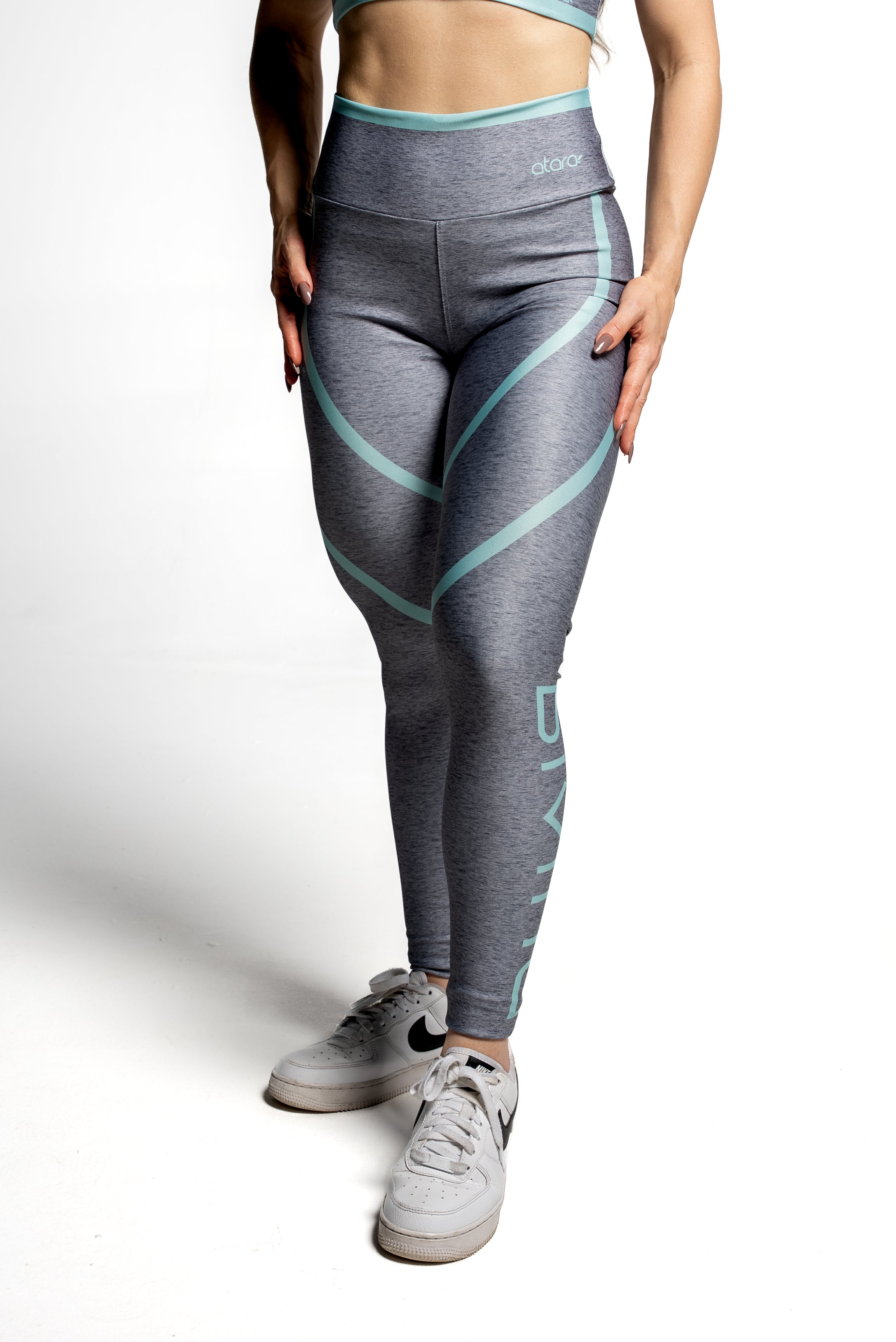 Legging Melange Green - atarafitness