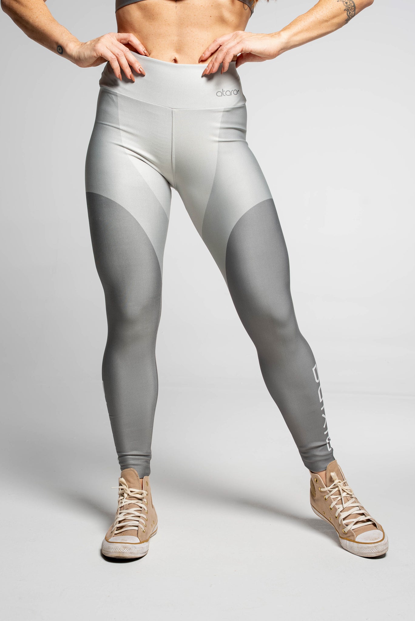 Legging Três Cores Chumbo - atarafitness