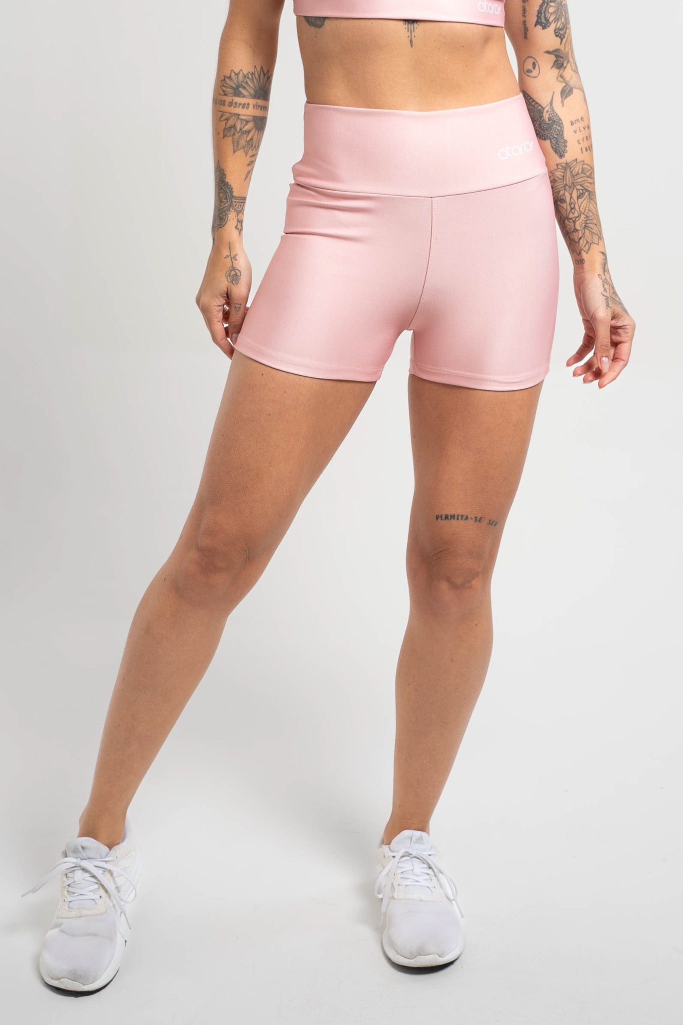 Shorts Liso Salmão - atarafitness