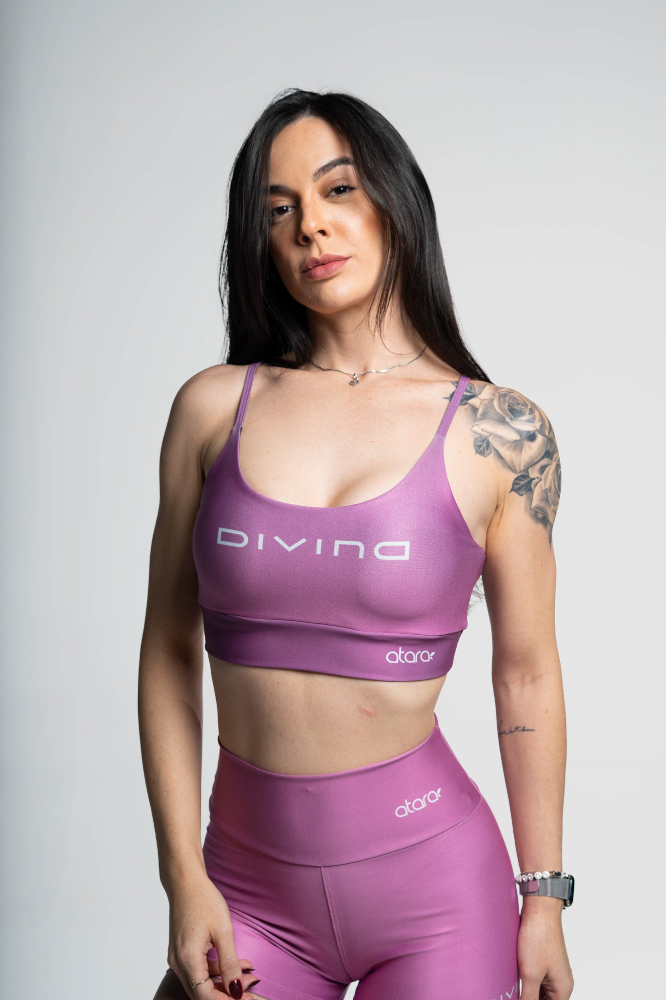 Top Alcinha Divina Degradê Rosa - atarafitness