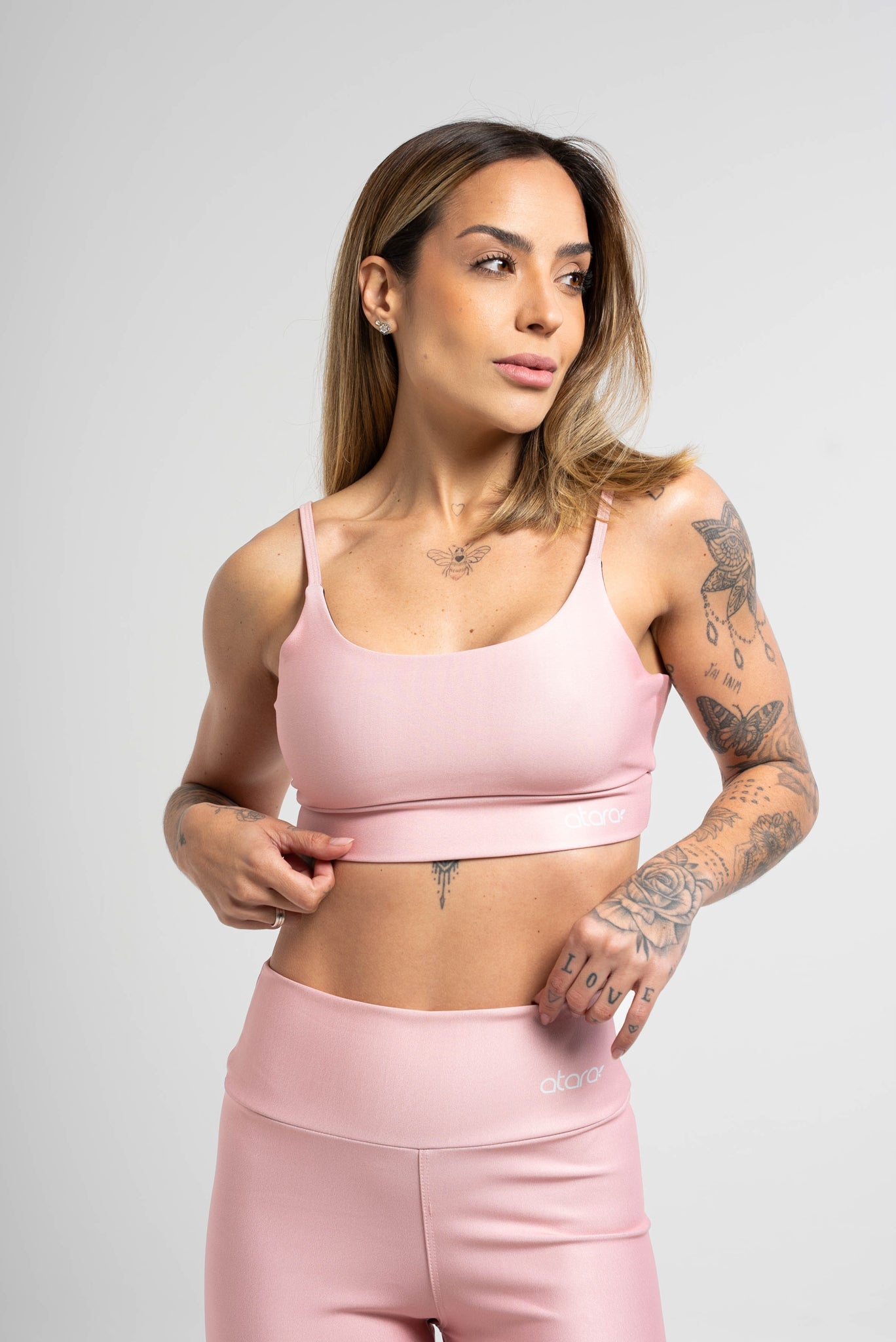 Top Alcinha Liso Salmão - atarafitness