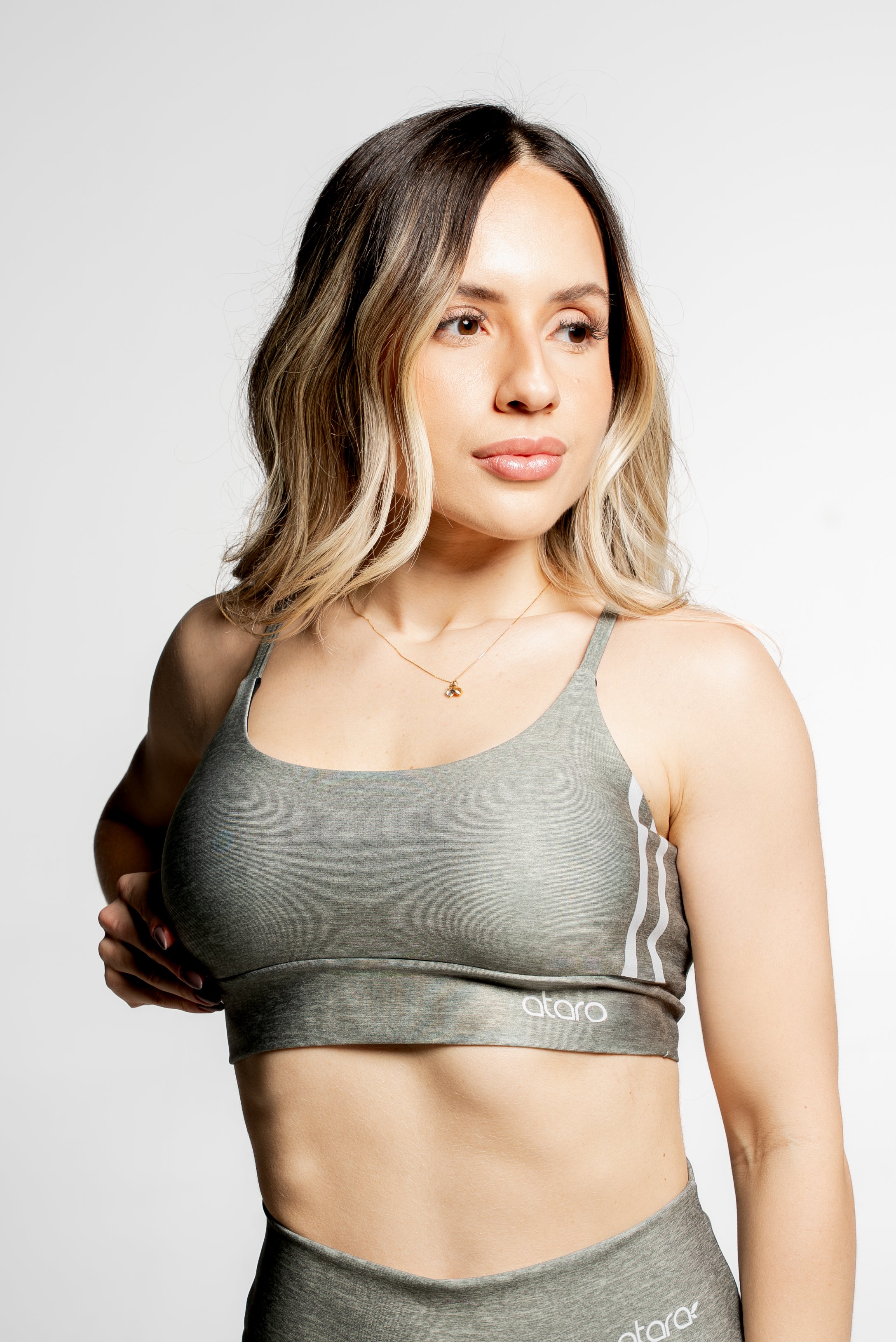 Top Alcinha Texture Military - atarafitness