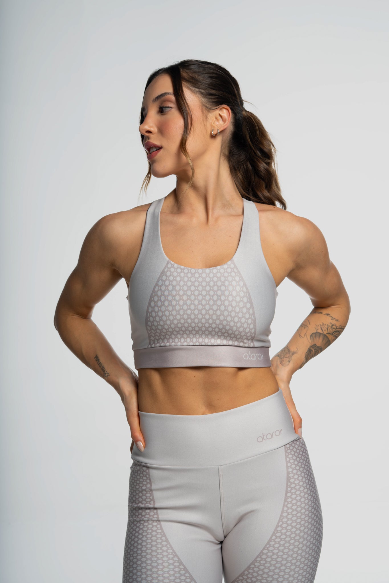 Top Estampa Renda Dourada - atarafitness