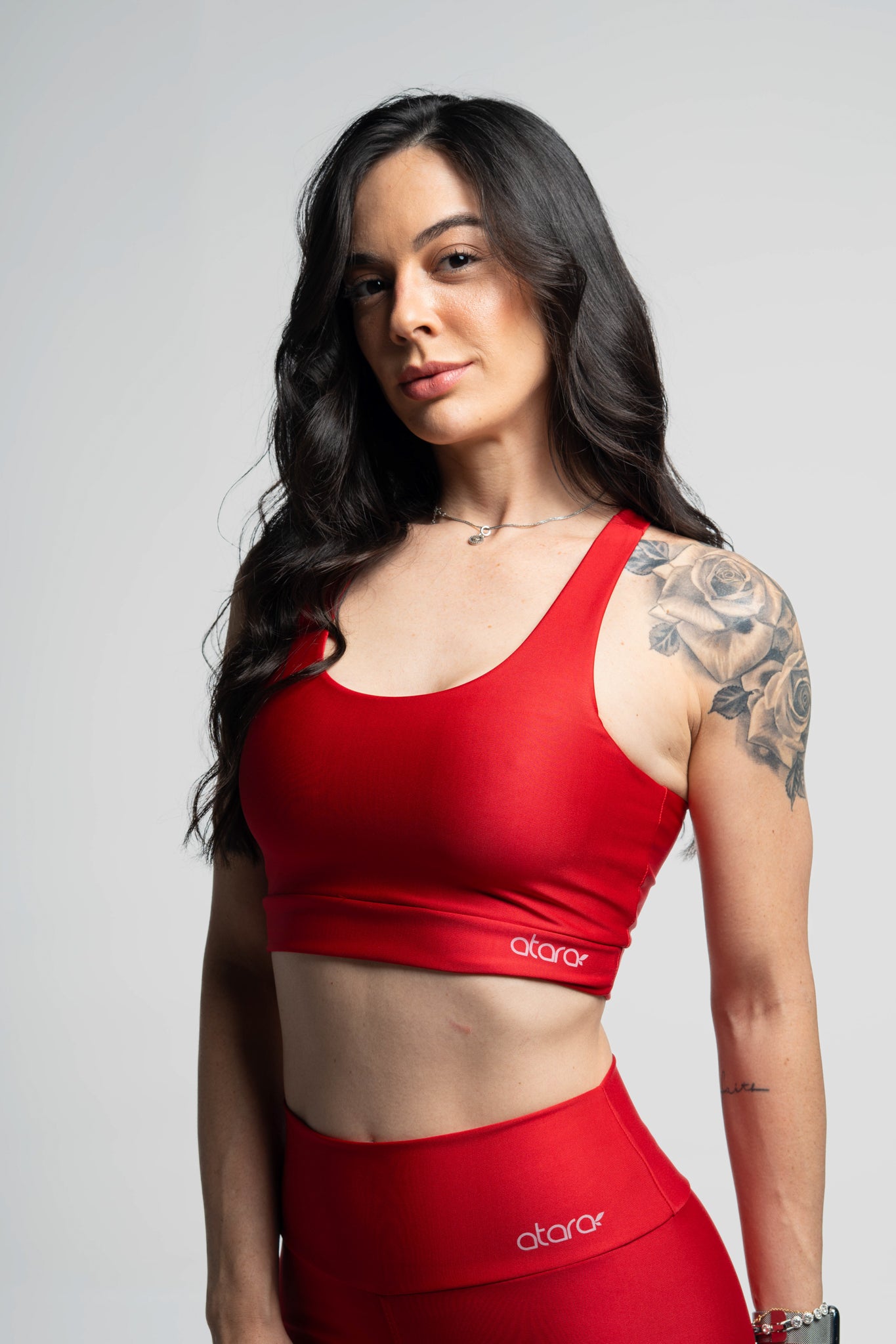 Top Nadador Liso Vermelho - atarafitness