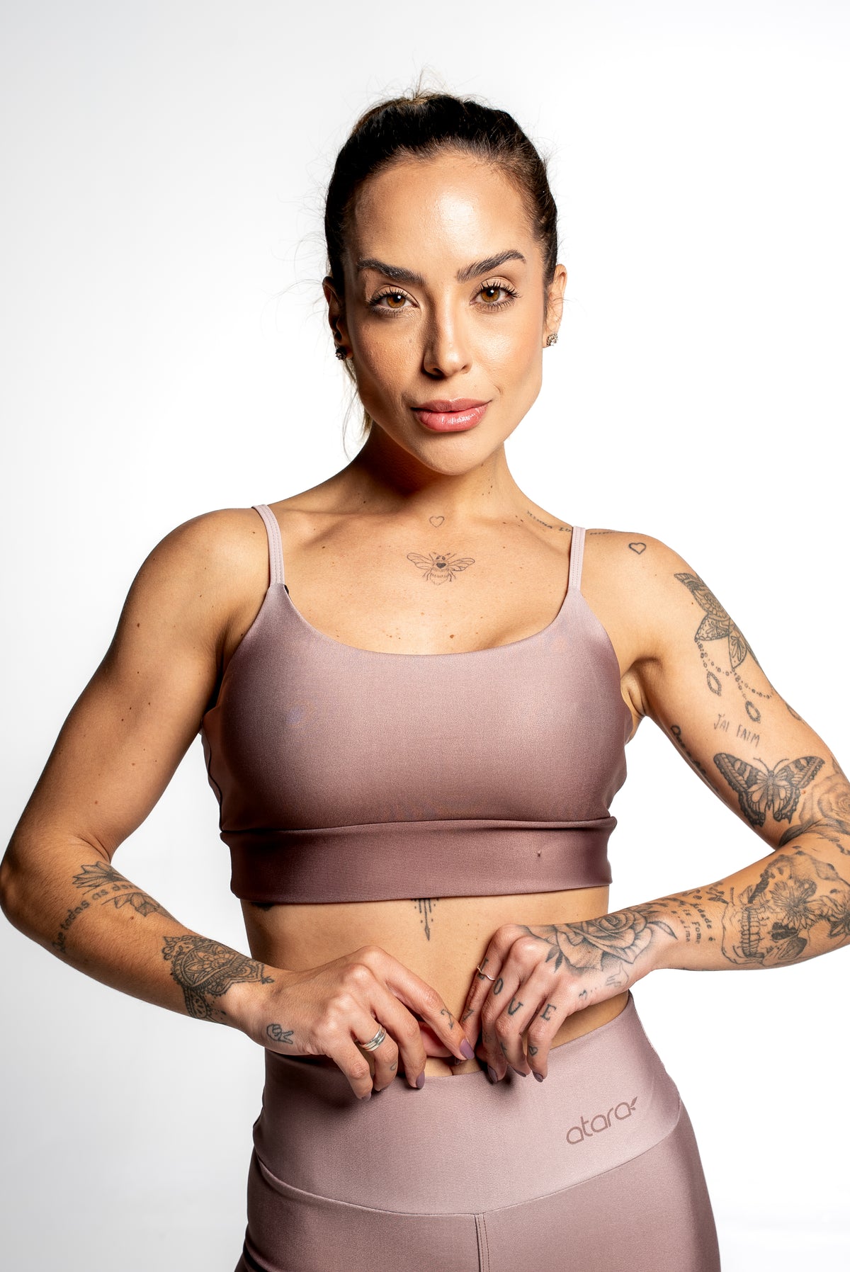 Top Alcinha Gradient Coffee - atarafitness