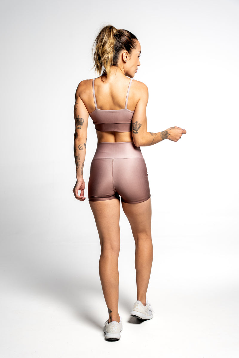 Shorts Curto Gradient Coffee - atarafitness