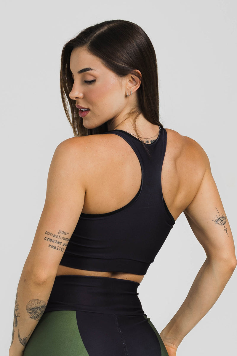 Top Nadador Treining Black - atarafitness