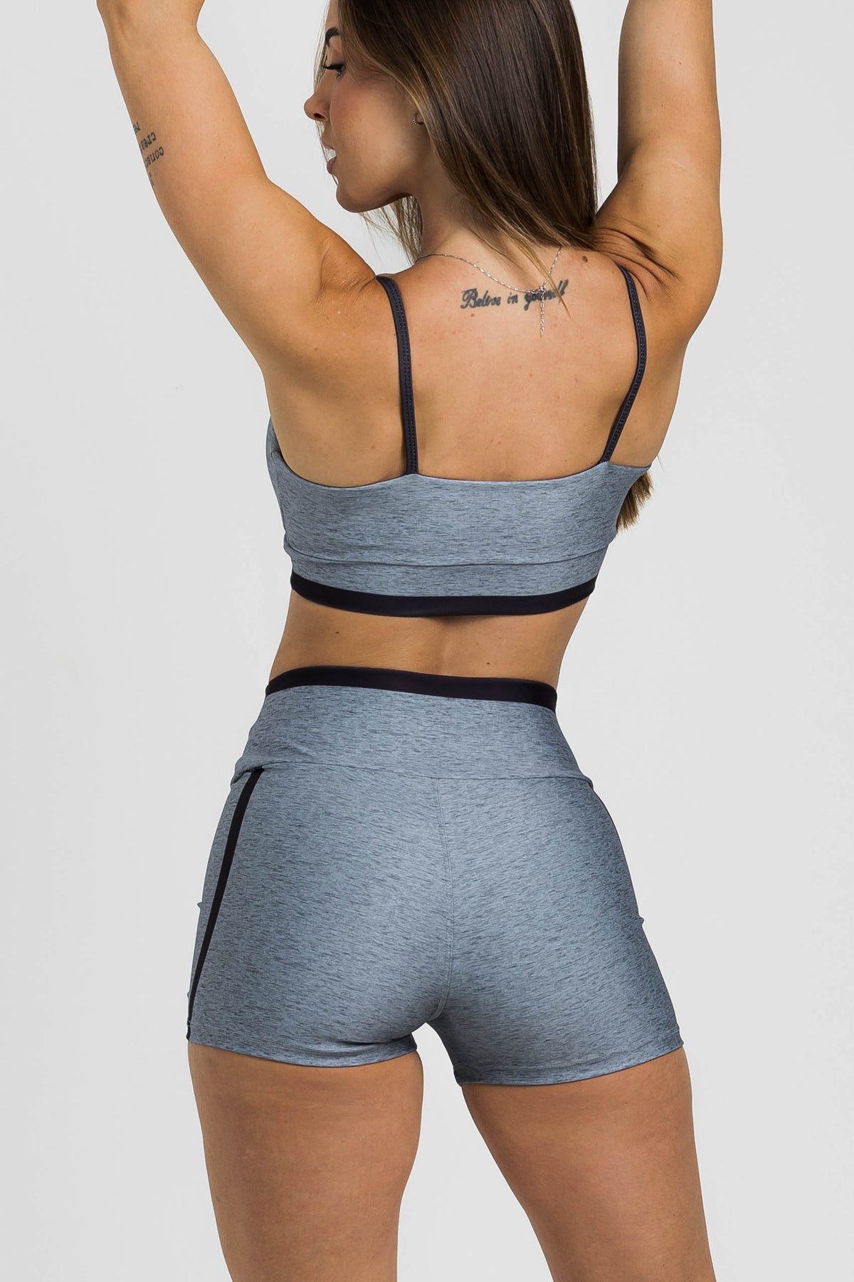 Top Alcinha Melange Black - atarafitness