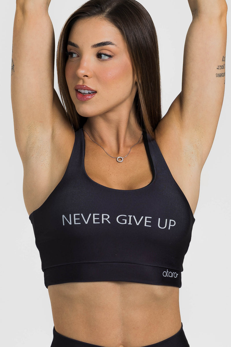 Top Nadador Never Give Up Black - atarafitness