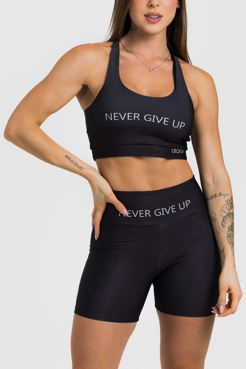 Top Nadador Never Give Up Black - atarafitness