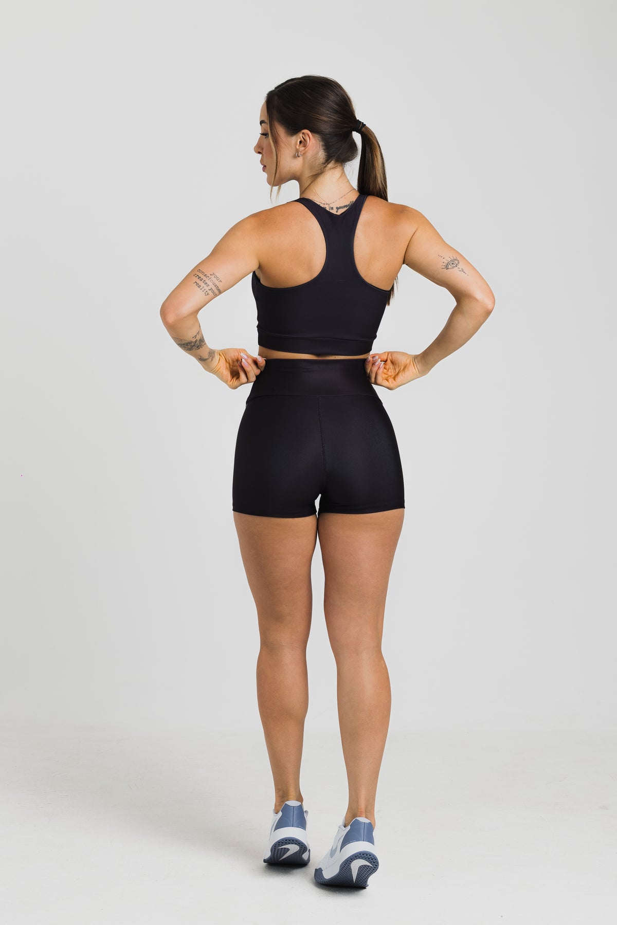 Shorts Curto Never Give Up Black - atarafitness