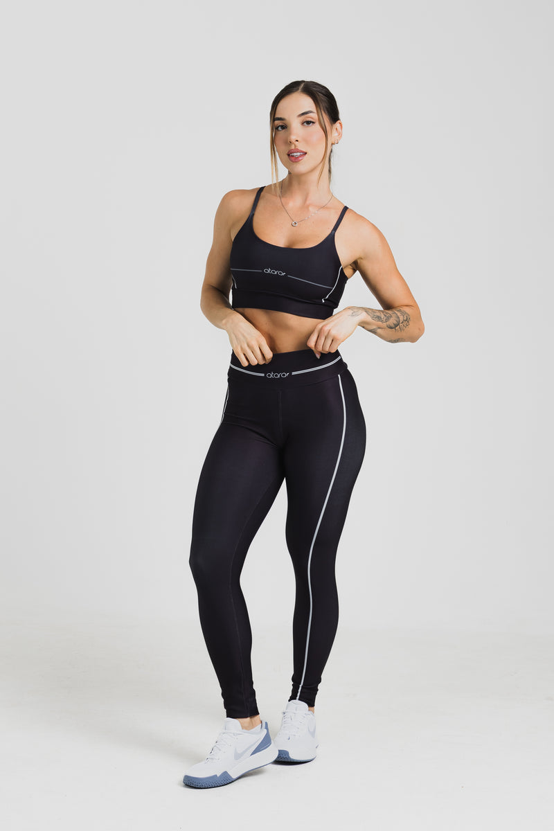 Top Alcinha Up Long Black - atarafitness