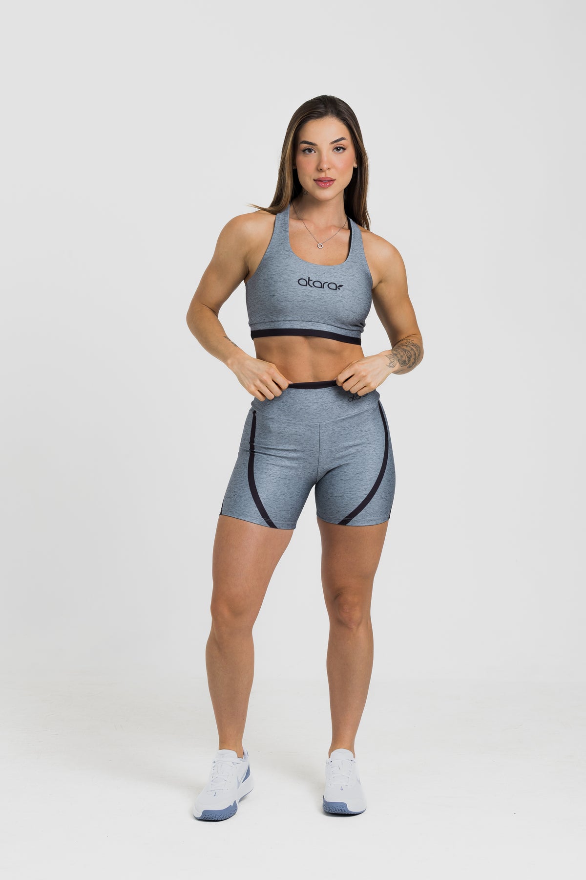 Top Nadador Melange Black - atarafitness