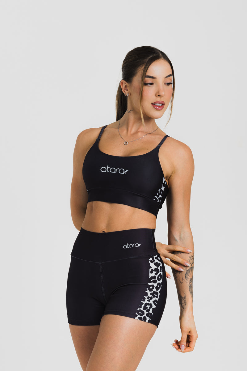Shorts Curto Onça Branca - atarafitness