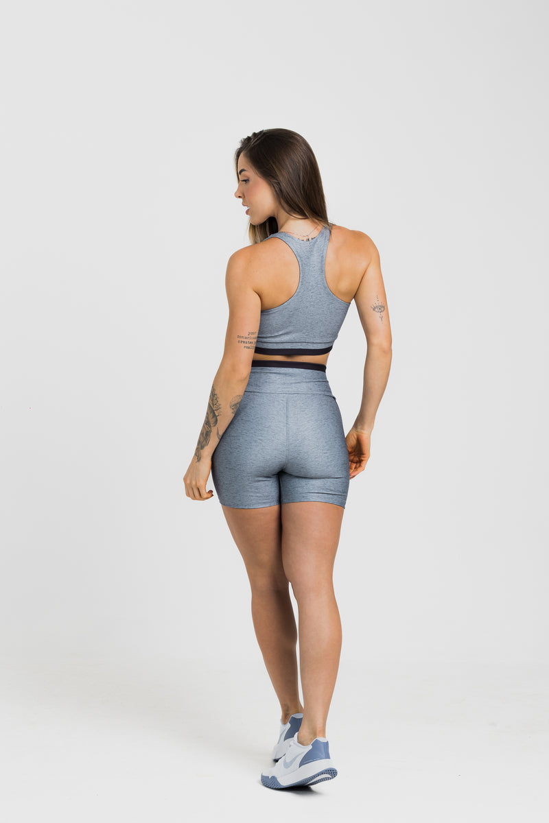 Top Nadador Melange Black - atarafitness