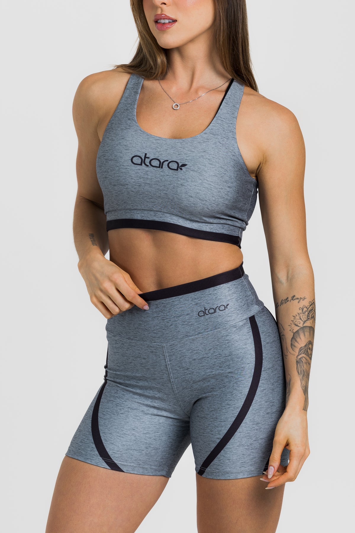 Bermuda Melange Black - atarafitness