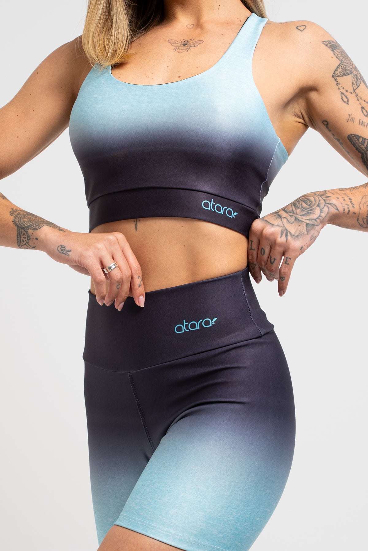 Bermuda Estampa Immersion Azul - atarafitness