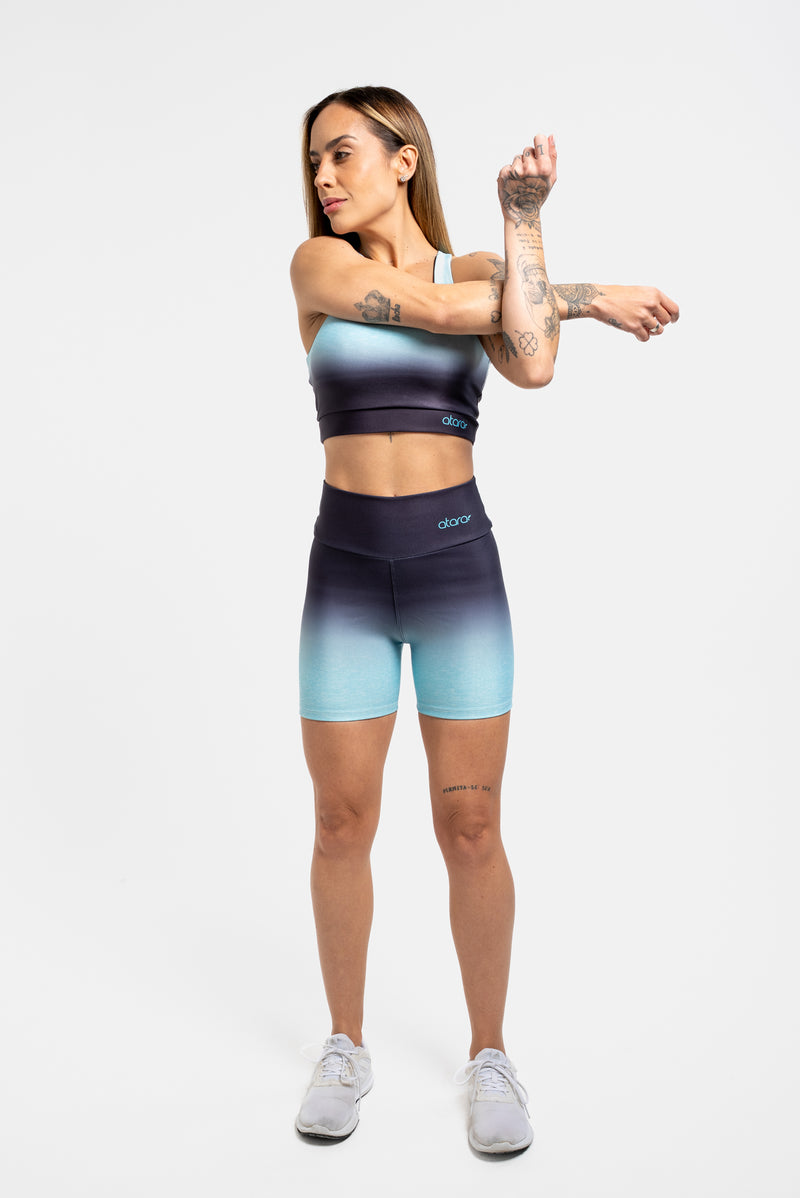 Bermuda Estampa Immersion Azul - atarafitness