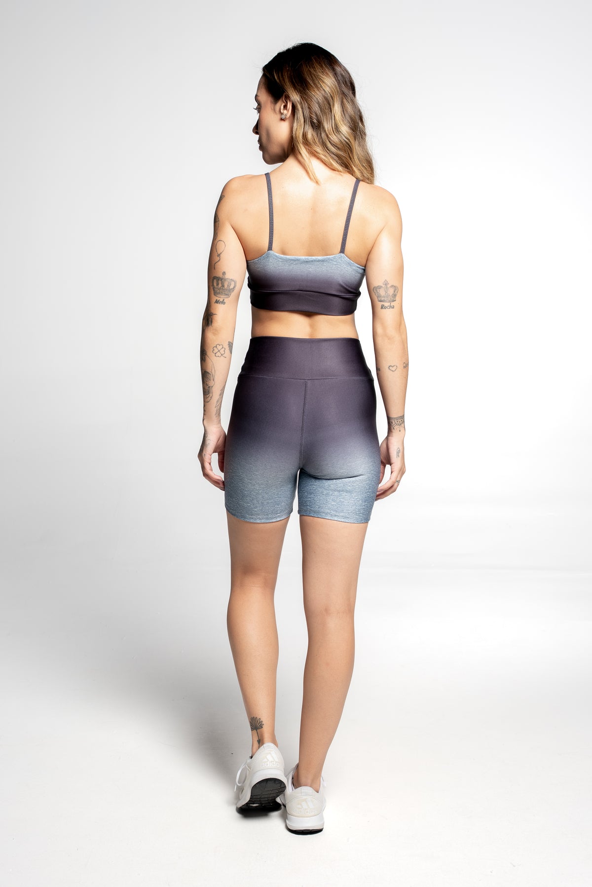 Bermuda Estampa Immersion Cinza - atarafitness