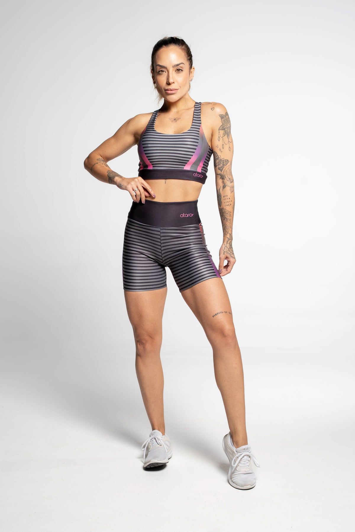 Bermuda Estampa Listra Degradê - atarafitness