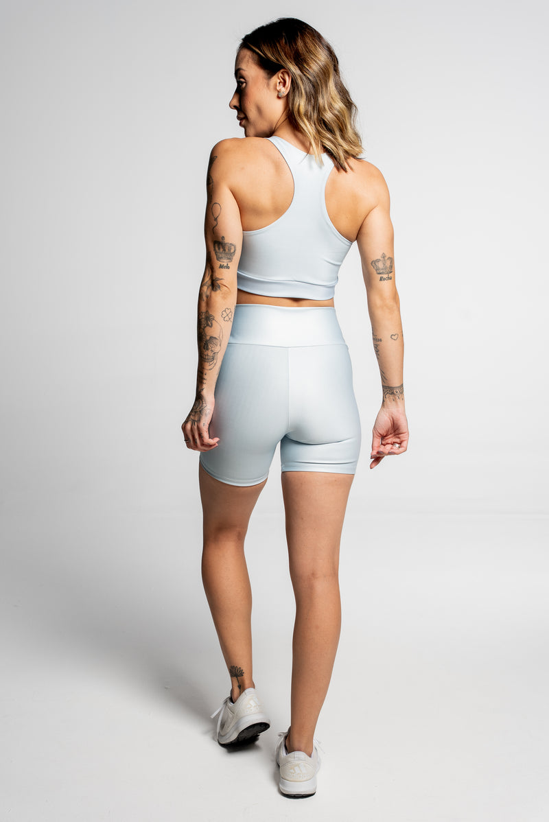 Bermuda Lisa Azul Claro - atarafitness