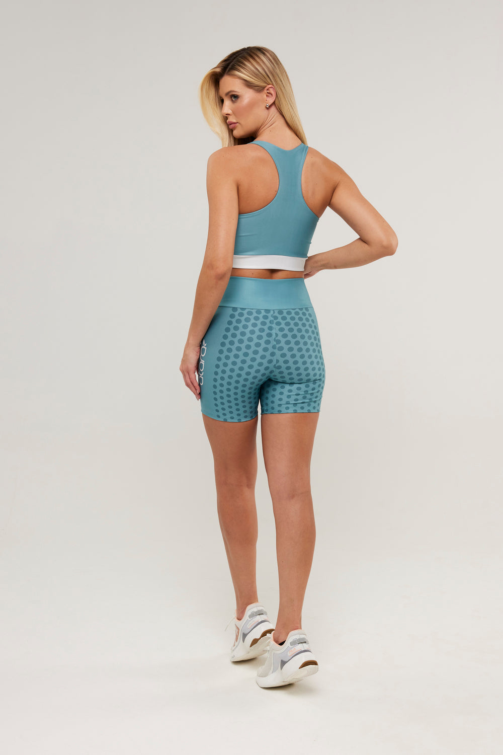 Bermuda Poá Verde Escuro - atarafitness