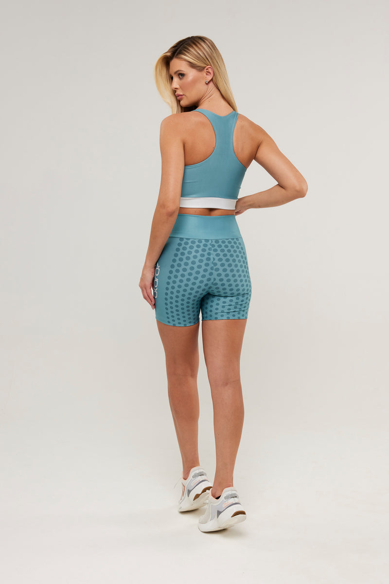 Bermuda Poá Verde Escuro - atarafitness