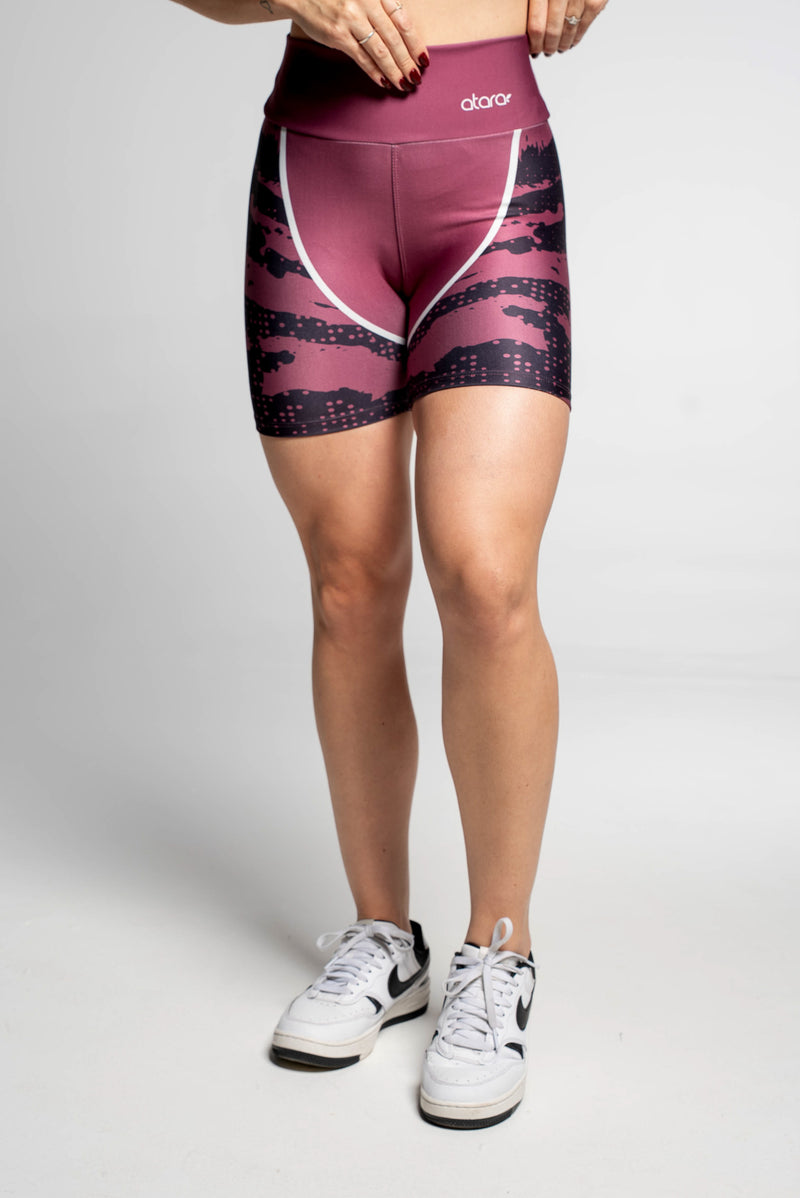 Bermuda Rajado Marrom - atarafitness