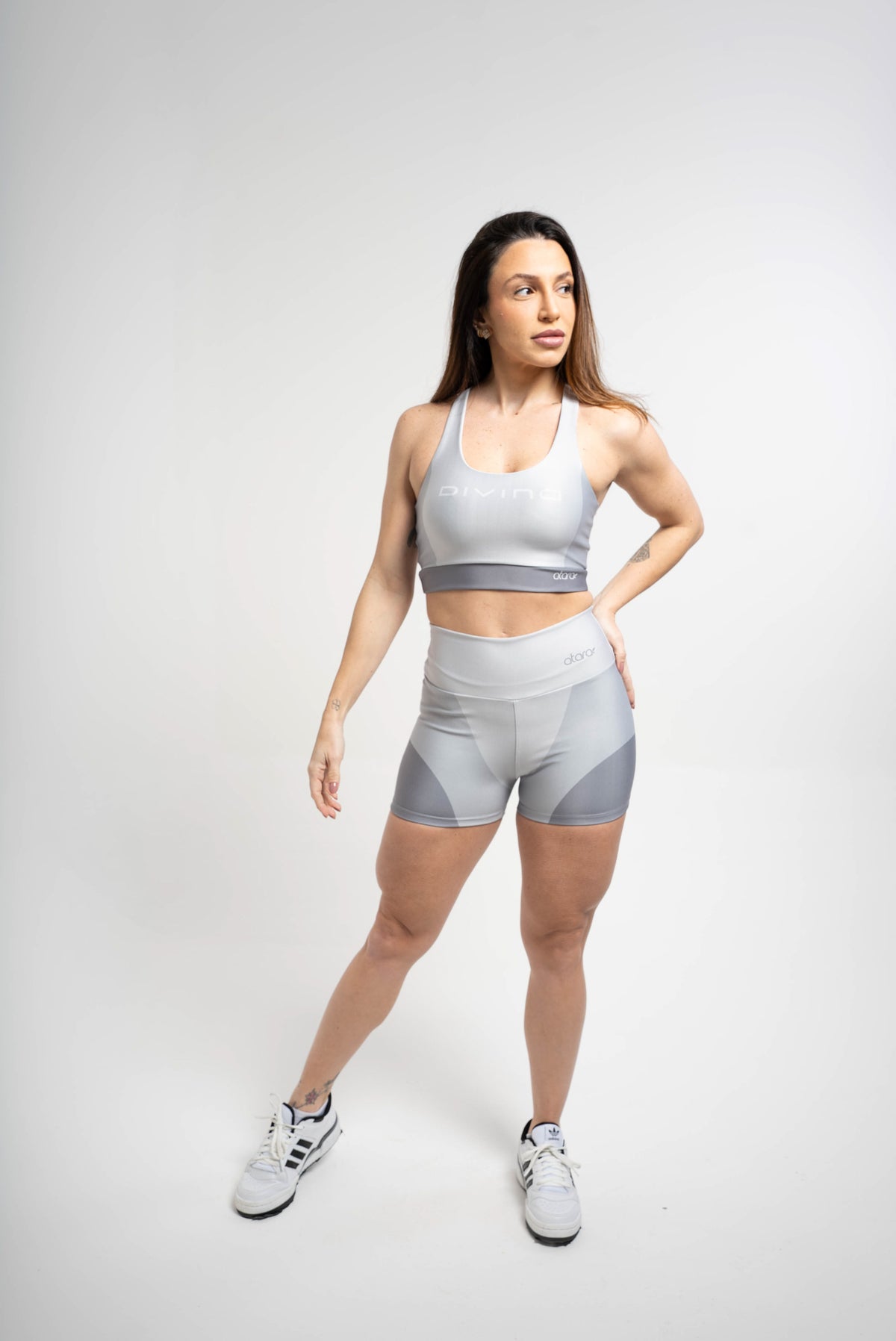 Bermuda Três Cores Chumbo - atarafitness