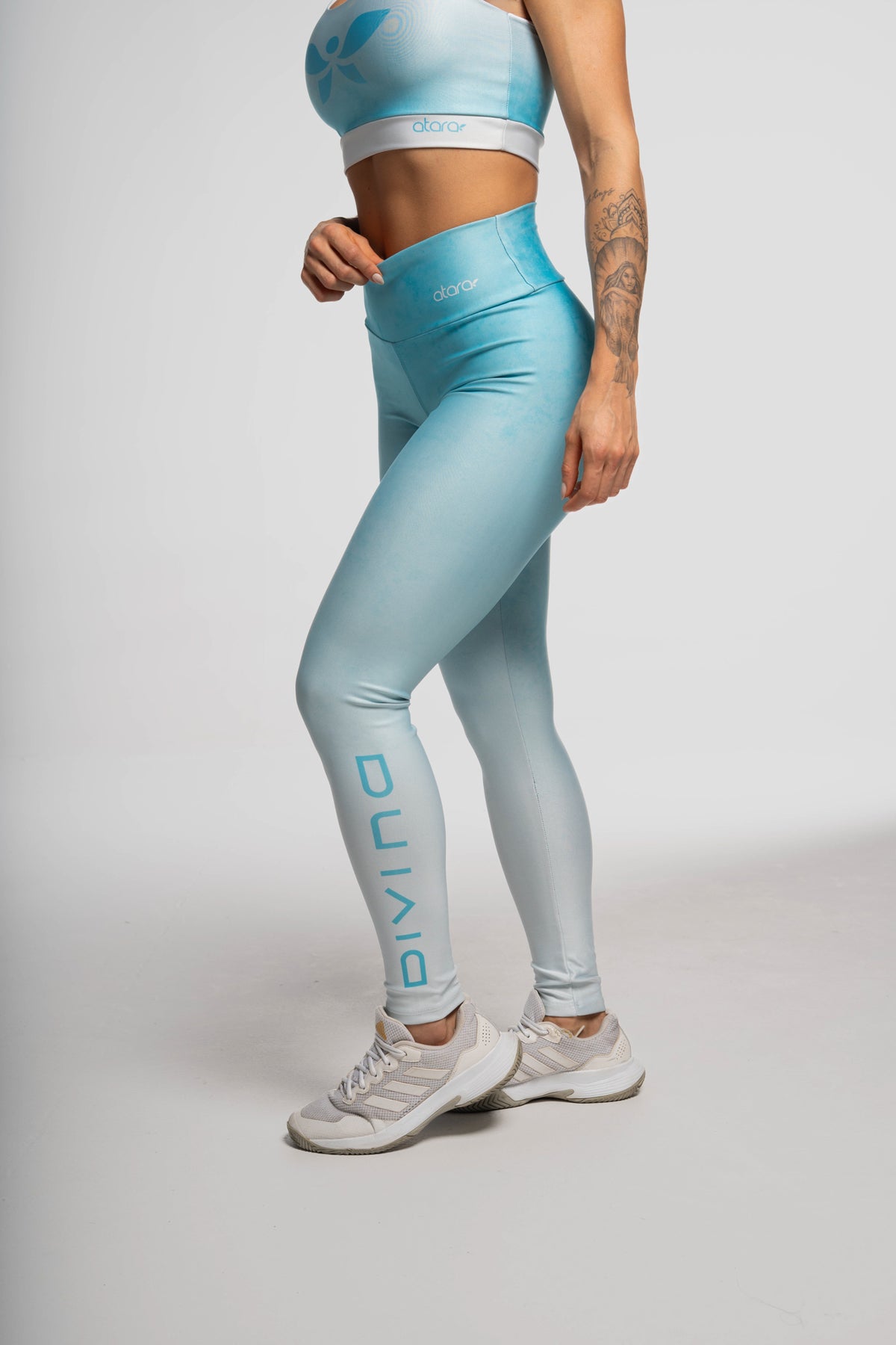 Legging Divina Degradê Azul Claro - atarafitness
