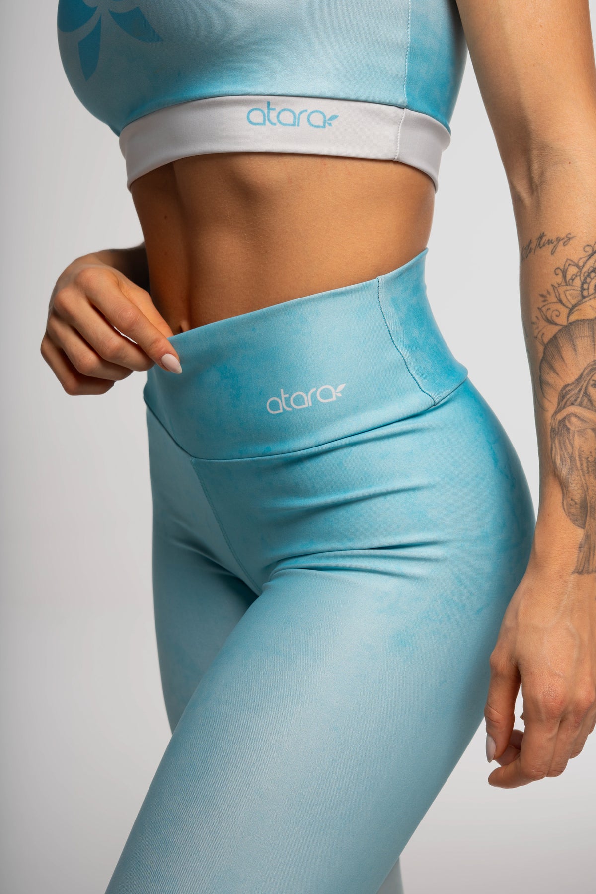 Legging Divina Degradê Azul Claro - atarafitness