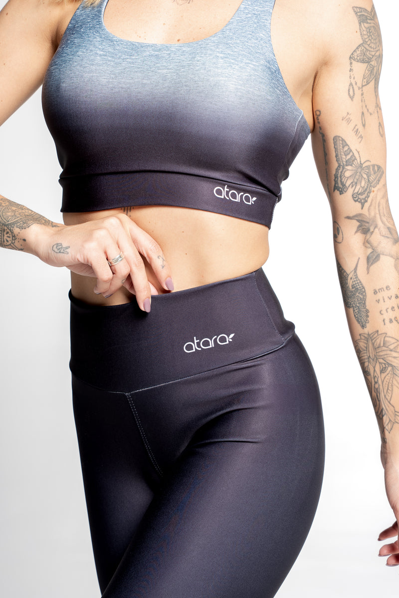 Legging Estampa Immersion Cinza - atarafitness