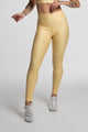 Legging Estampa Lisa Amarela