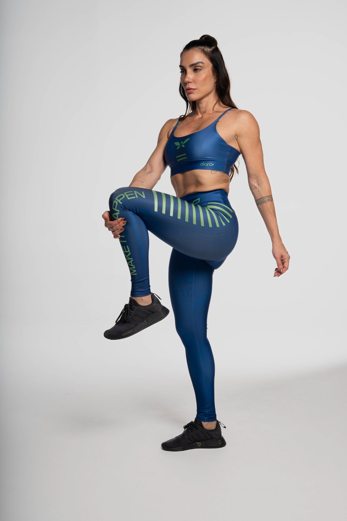 Legging Make It Happen Blue - atarafitness