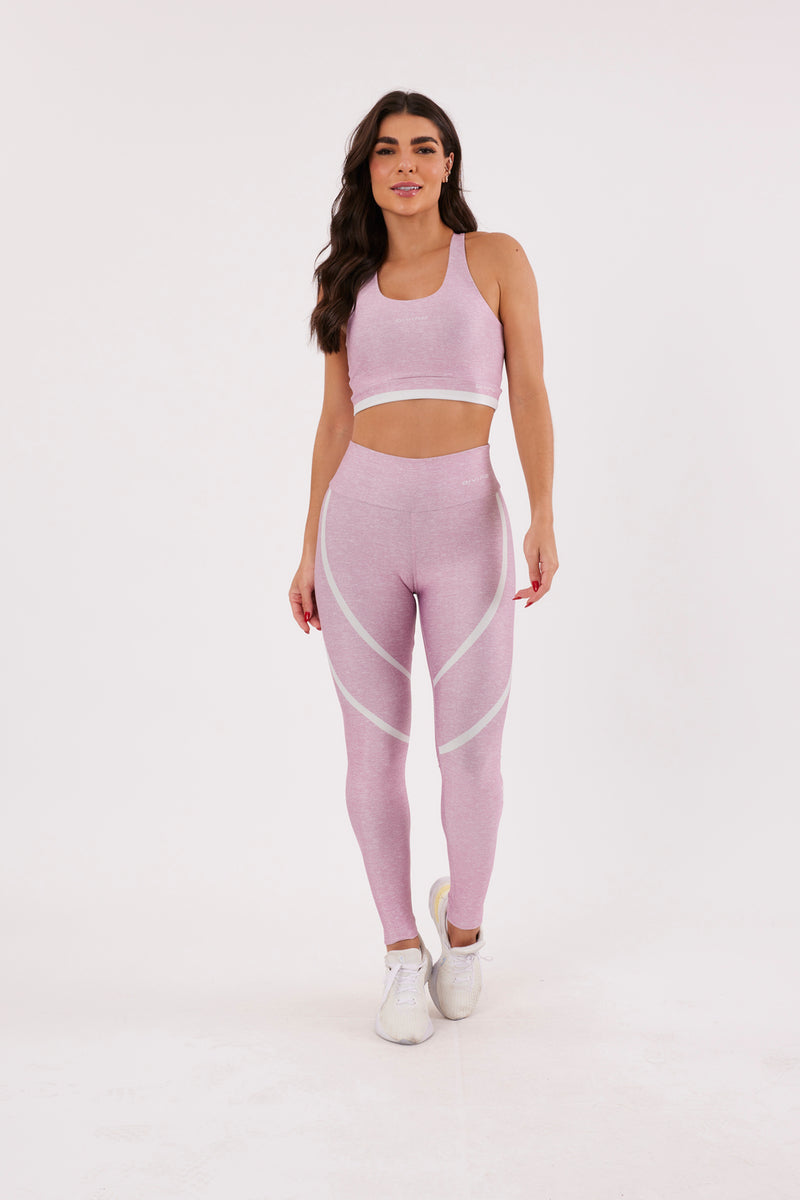 Legging Melange Rosê - atarafitness