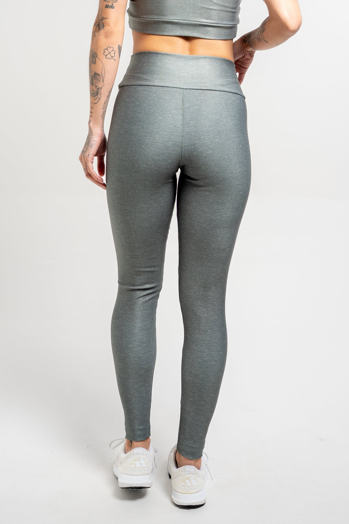 Legging Mescla Verde Escuro - atarafitness