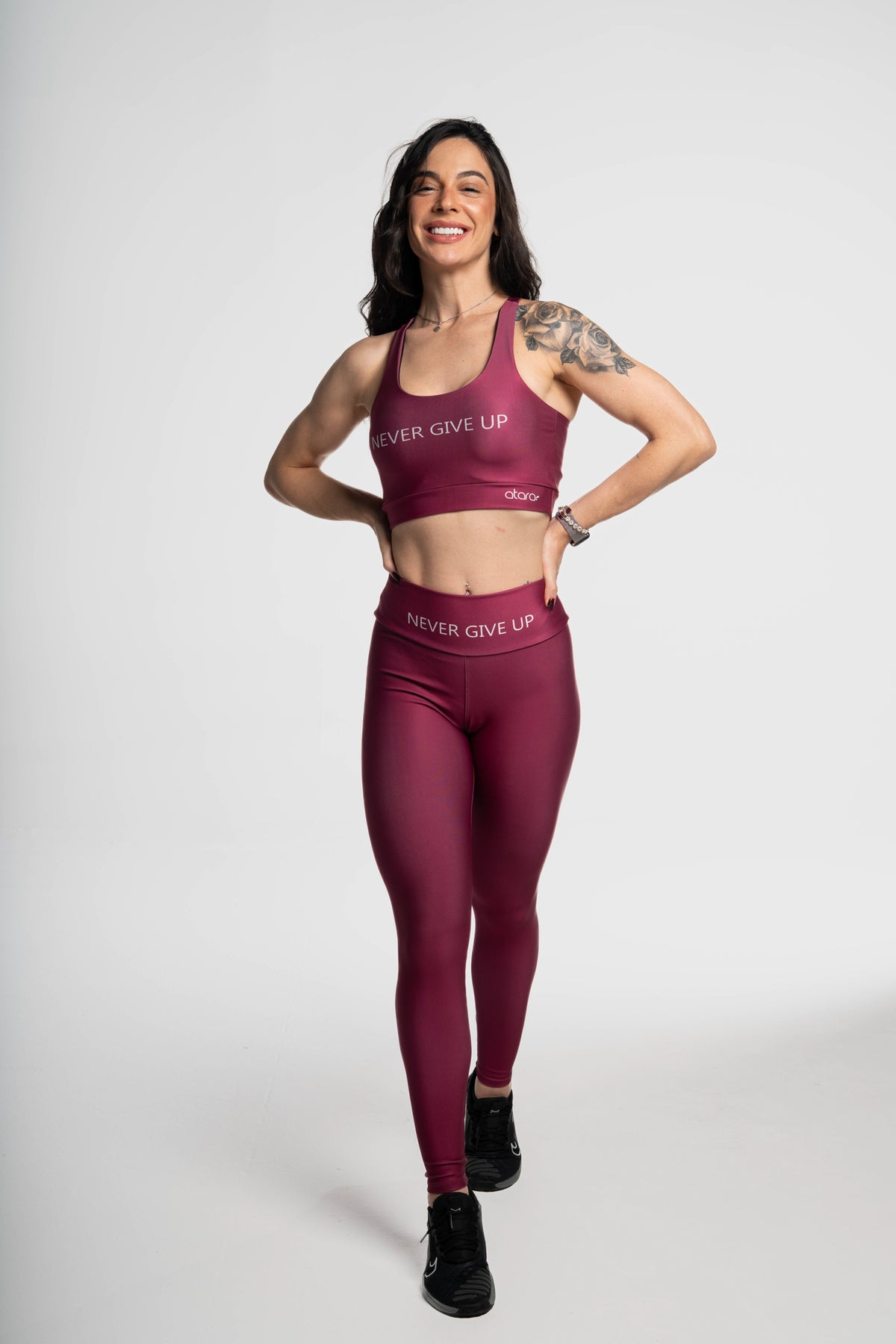 Legging Never Give Up - atarafitness
