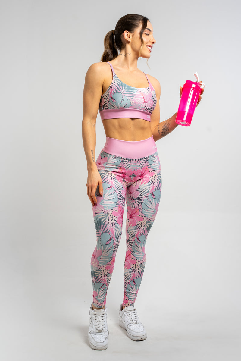 Legging Pink Print - atarafitness