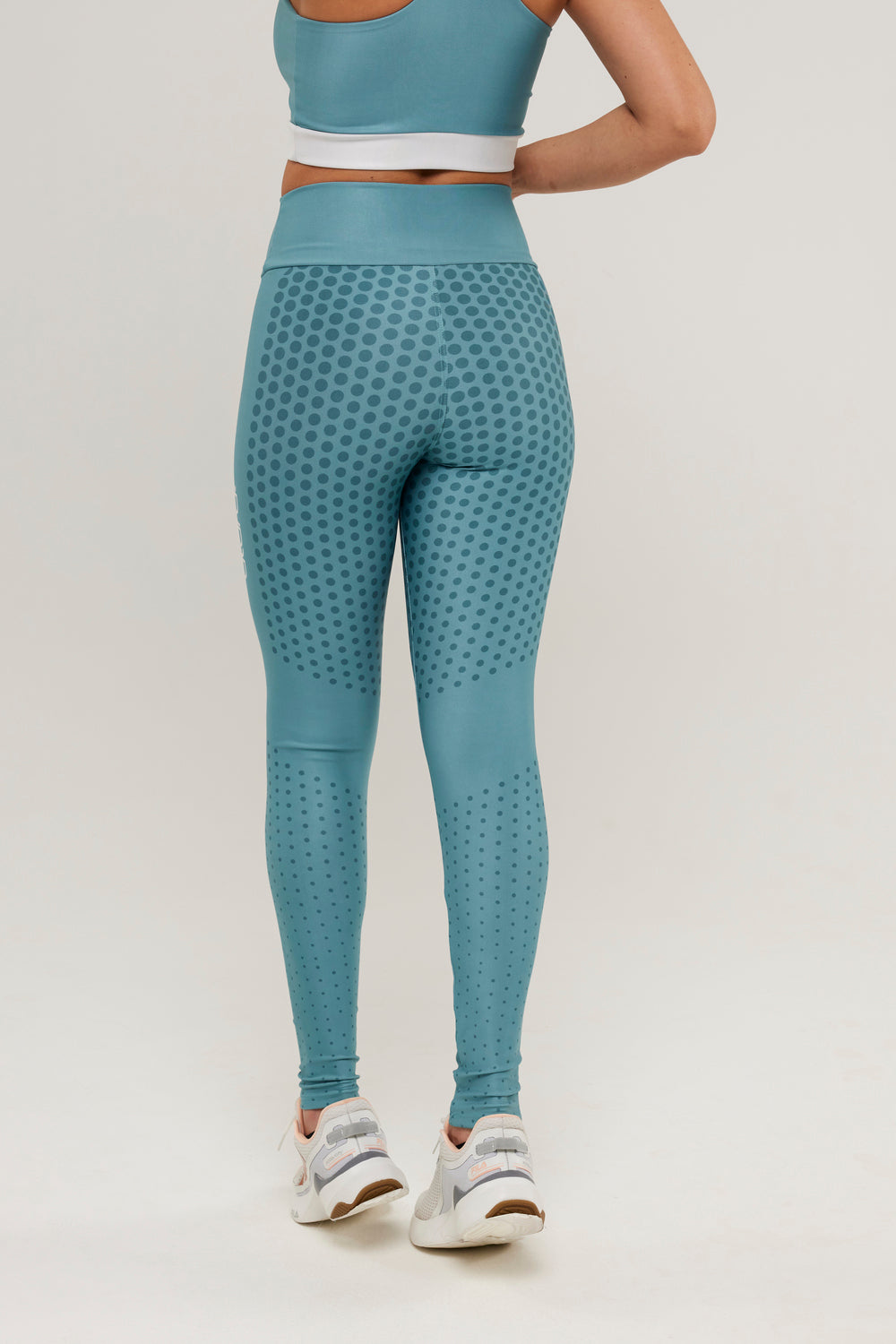 Legging Poá Verde Escuro - atarafitness