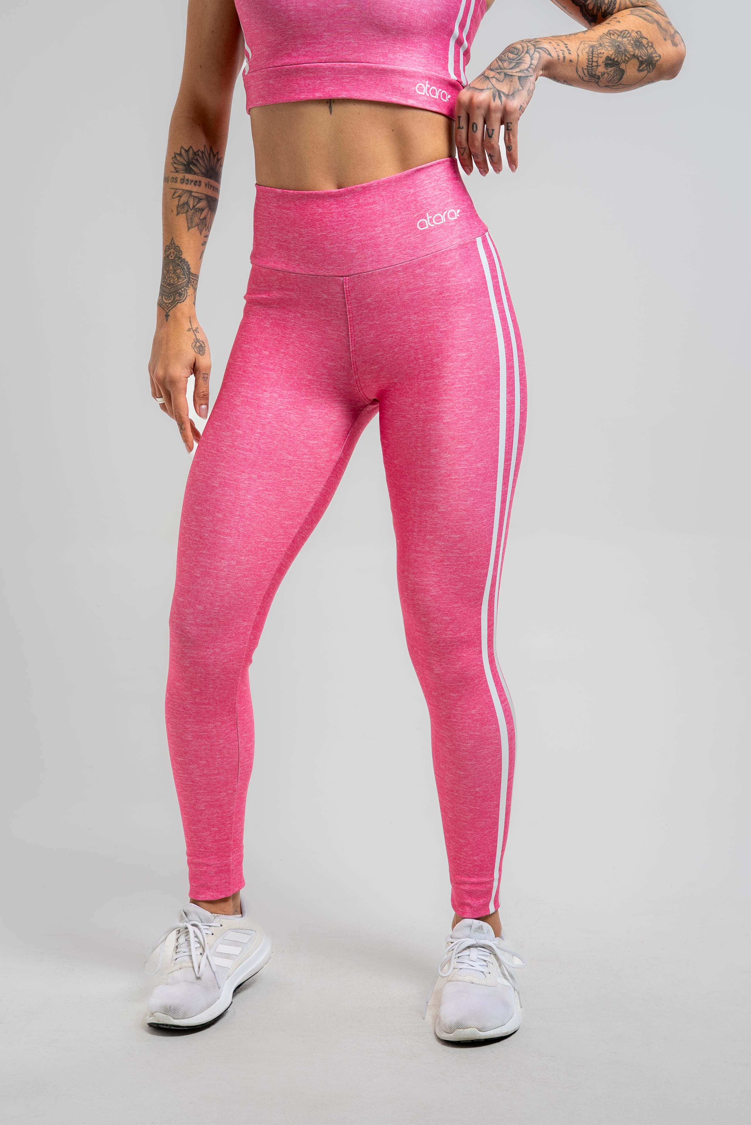 Legging Texture Pink - atarafitness