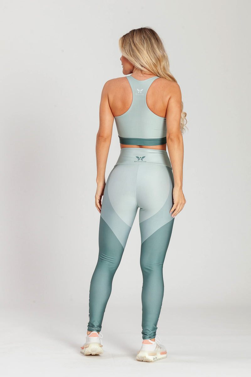 Legging Três Cores Verde - atarafitness