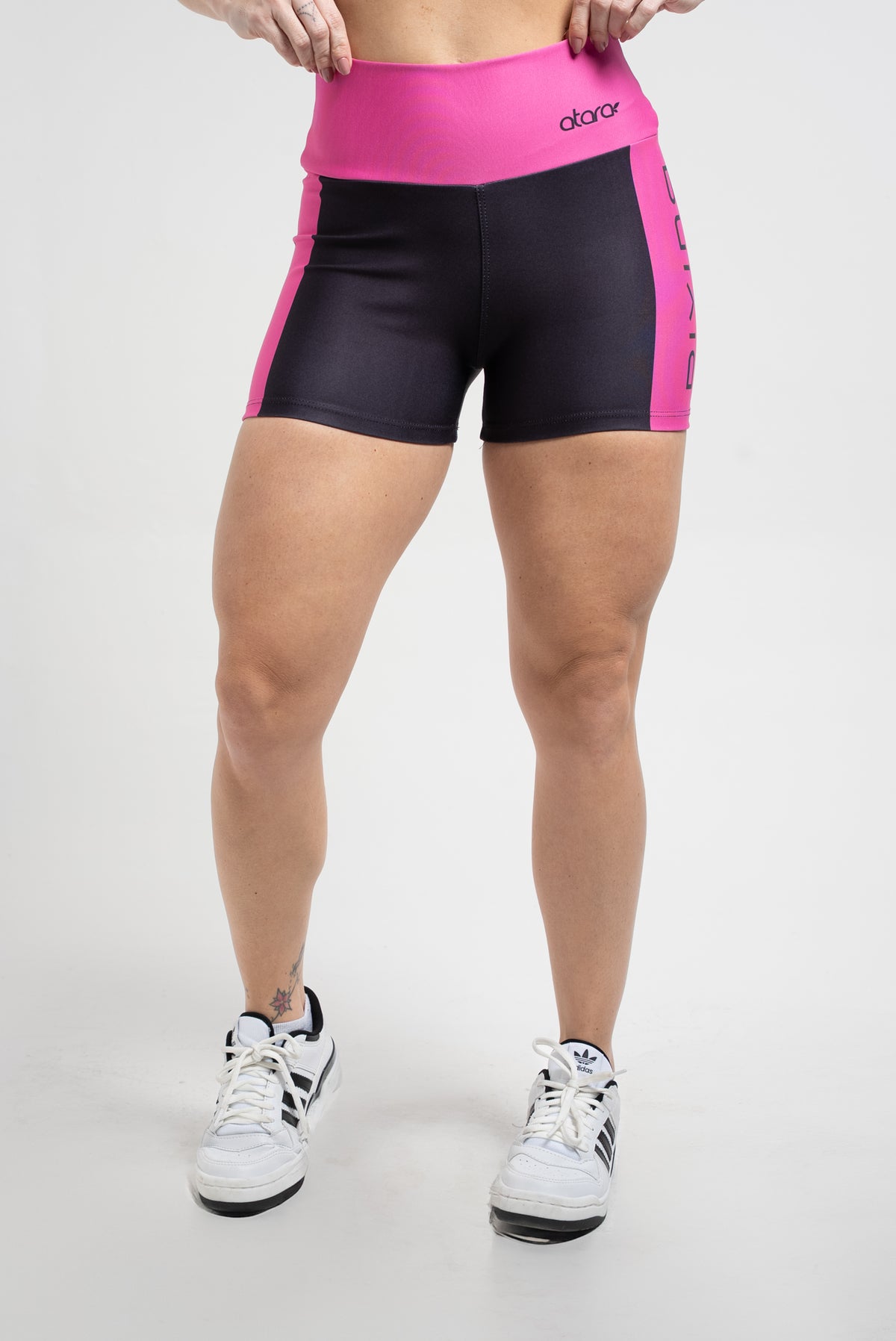 Shorts Color Block Pink - atarafitness