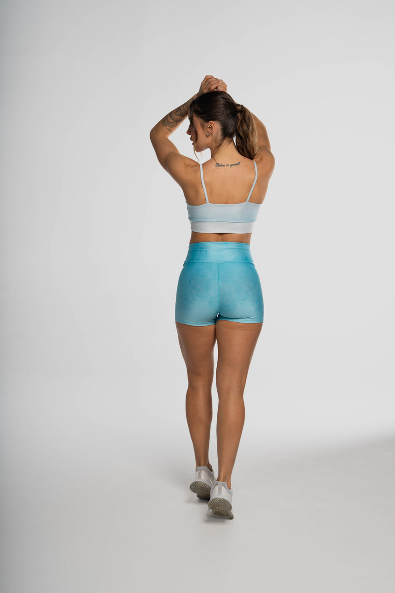 Shorts Divina Degradê Azul Claro - atarafitness