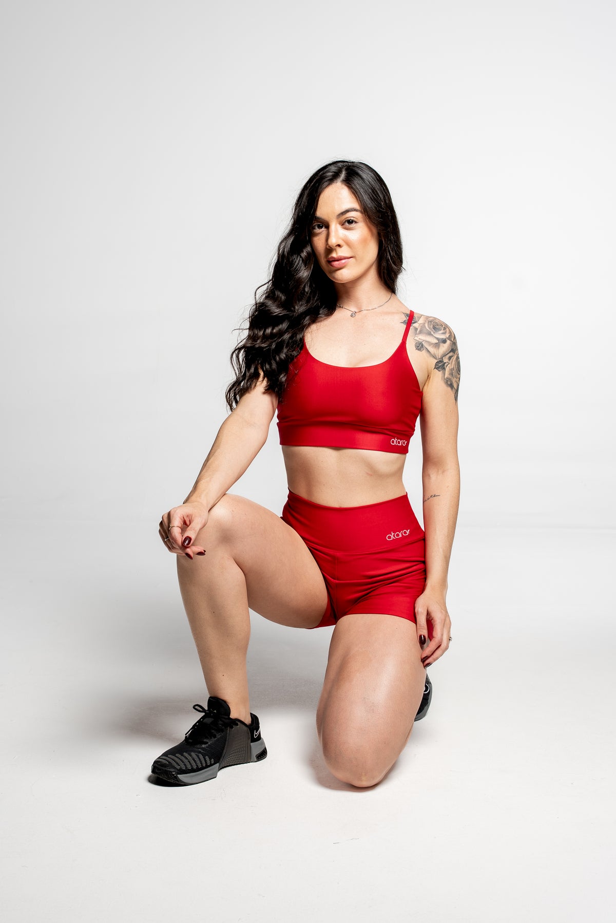 Shorts Liso Vermelho - atarafitness