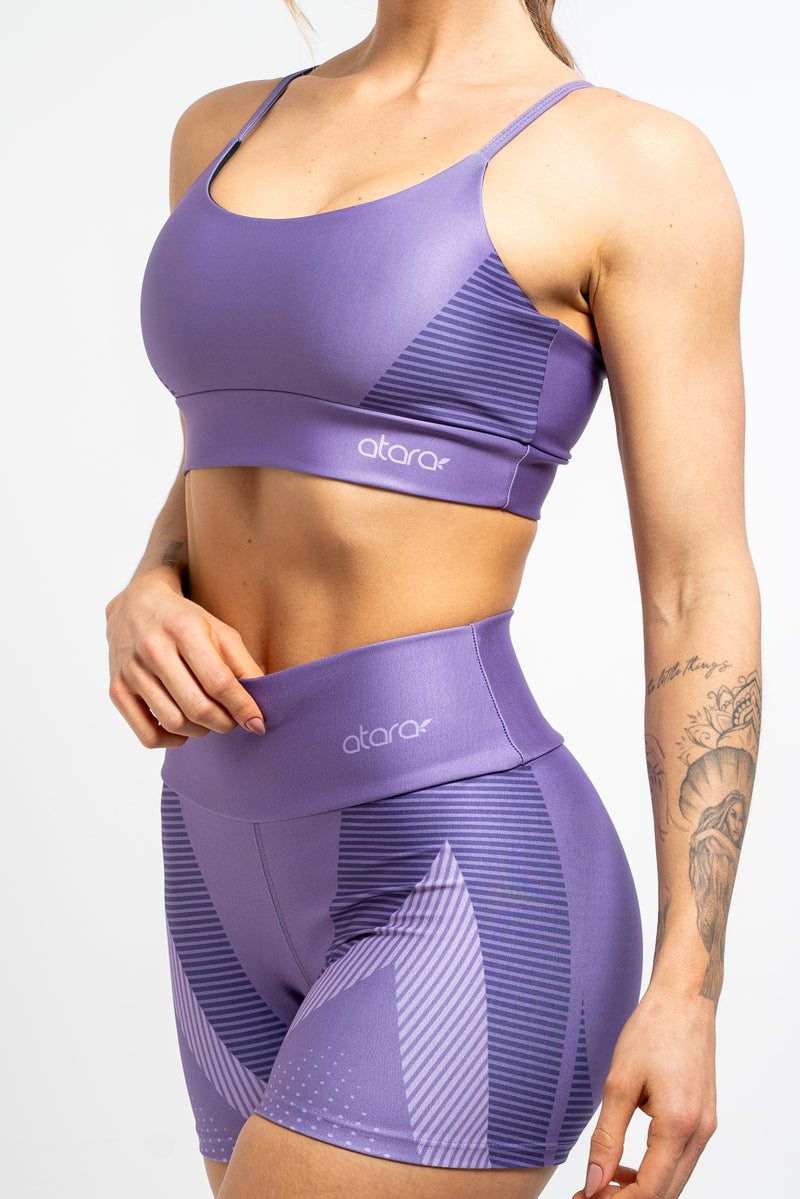 Shorts Tower Lilac - atarafitness