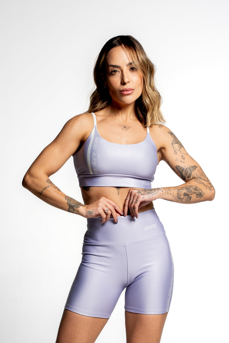 Top Alcinha Atara Lilac - atarafitness