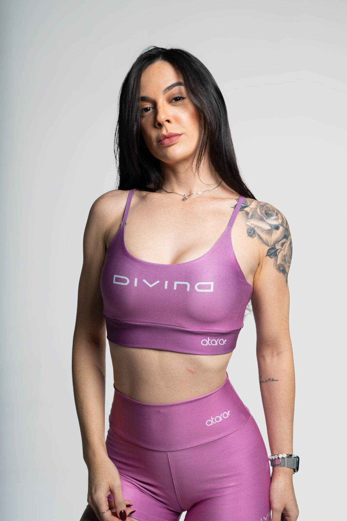 Top Alcinha Divina Degradê Rosa - atarafitness