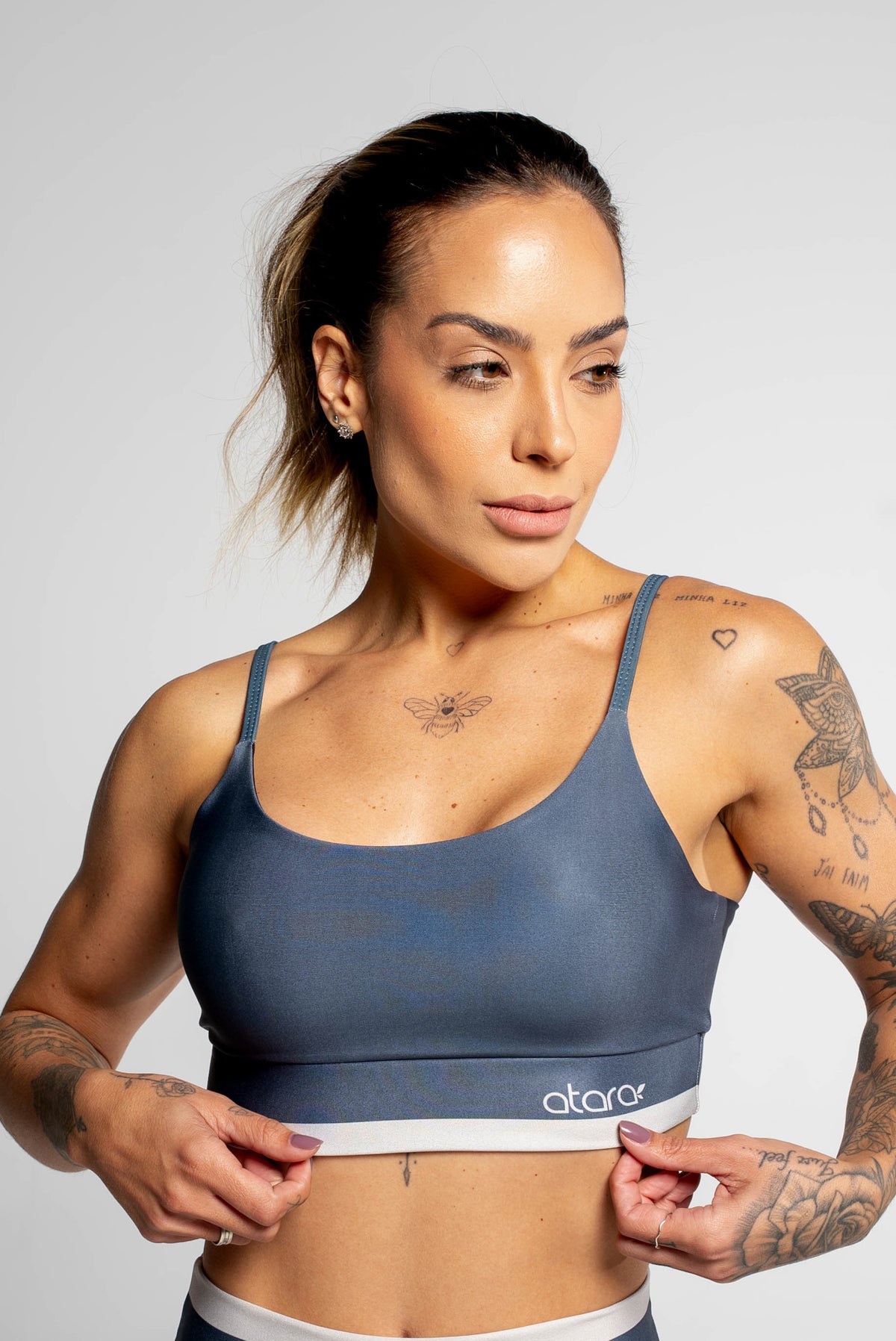 Top Alcinha Gray Light - atarafitness