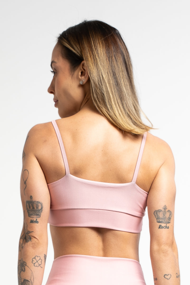 Top Alcinha Liso Salmão - atarafitness